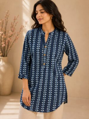 Breezy Tunic - Indigo