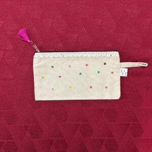Dot Pattern Tassel Pouch (Mini)