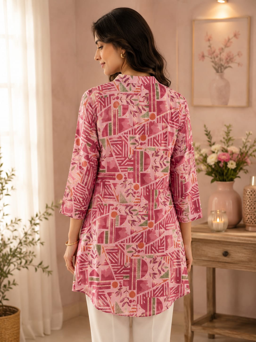 Golden Hour Tunic - Blush - Image 4