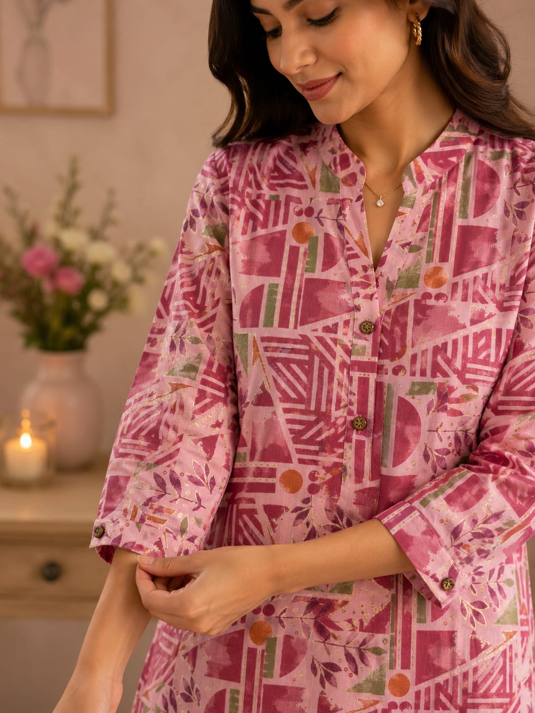 Golden Hour Tunic - Blush