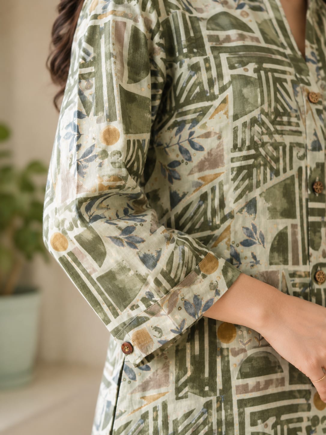 Golden Hour Tunic - Olive - Image 3