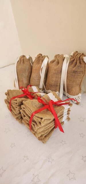 Jute Favour Potli Bag