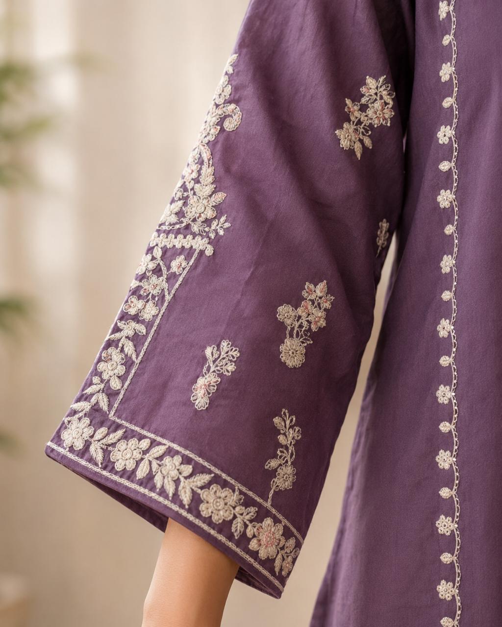 Lavender Bloom Suit Set - Image 3