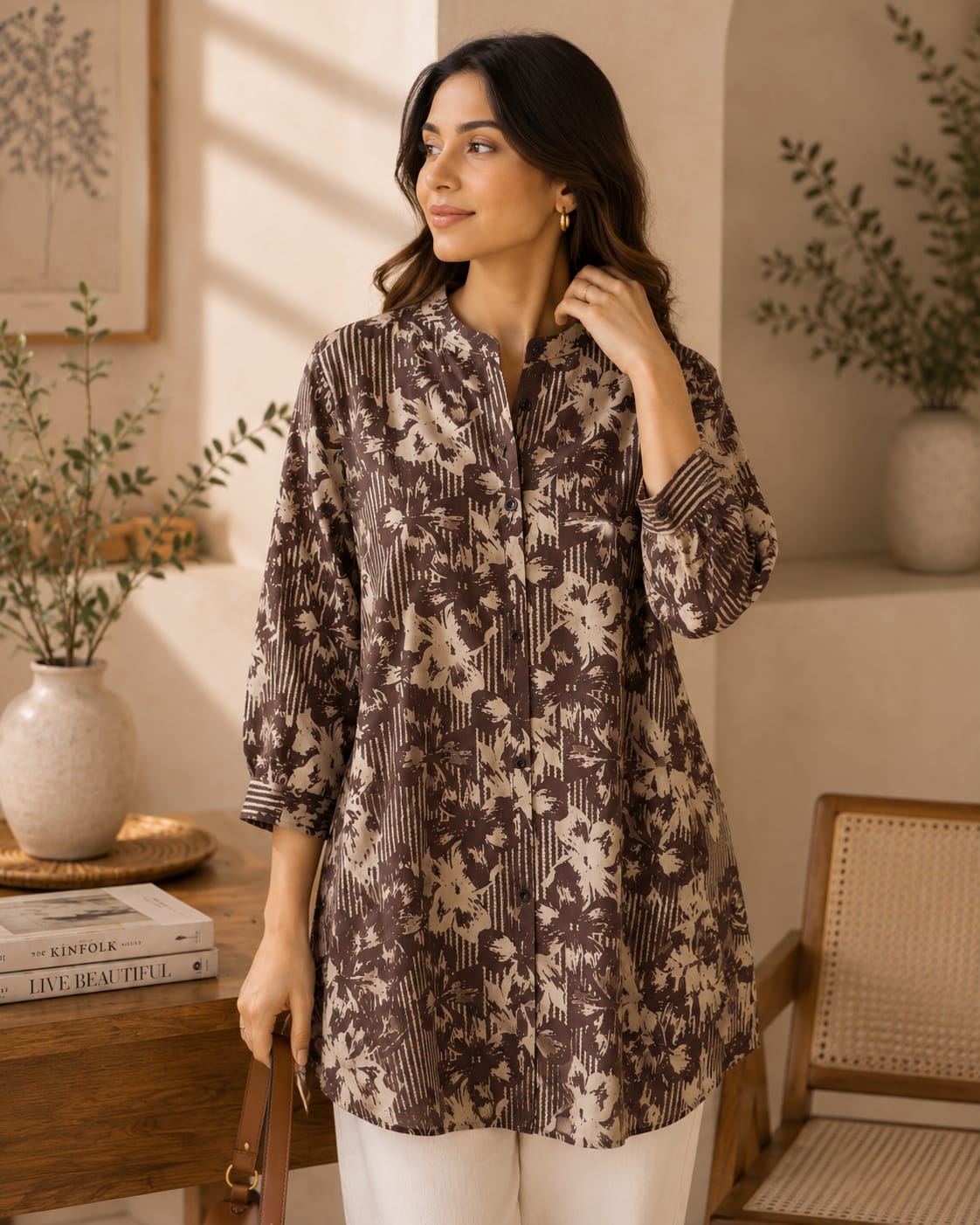 Open Sky Tunic - Cocoa