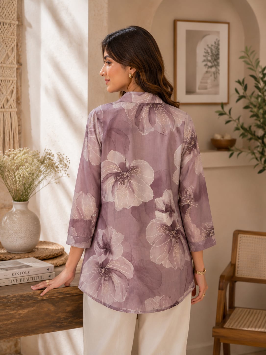 Open Sky Tunic - Mauve - Image 5