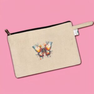 Watercolour Butterfly Pouch