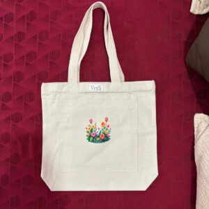 Petite Floral Pocket Tote