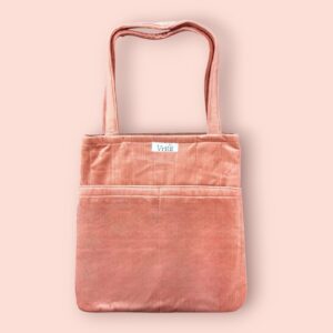Blush Pocket Corduroy Tote
