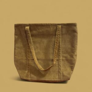 Olive Corduroy Tote